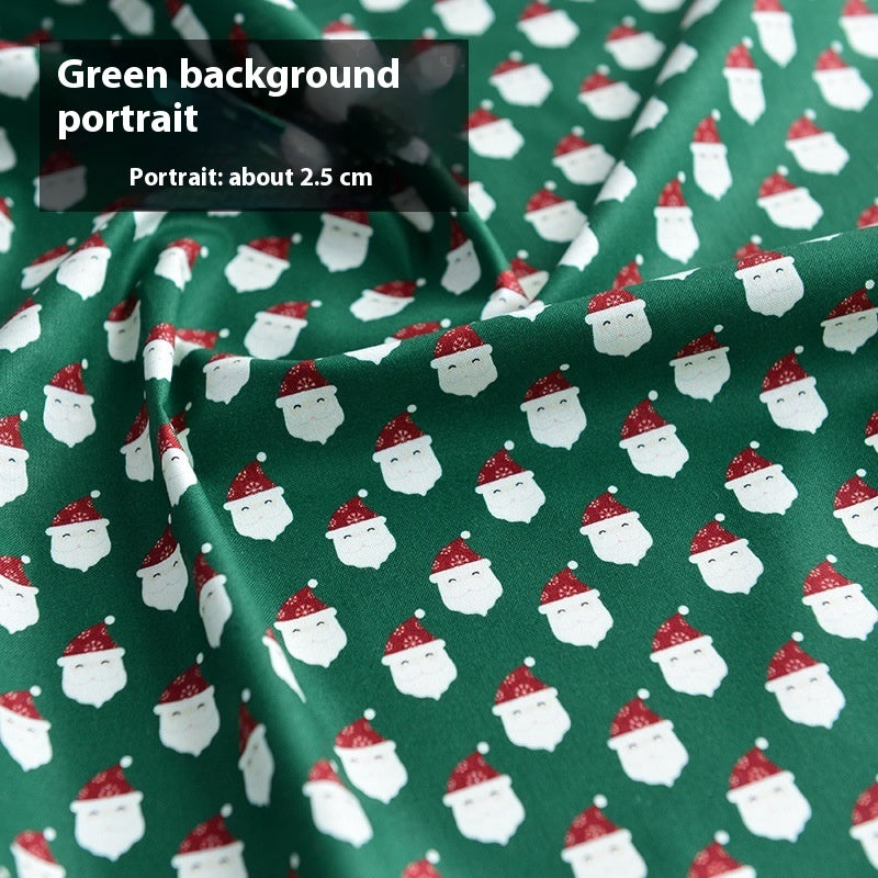 Christmas Fabric Creative Fabric Cotton Handicraft DIY Material Cotton Doll Cartoon Clothes For The Elderly