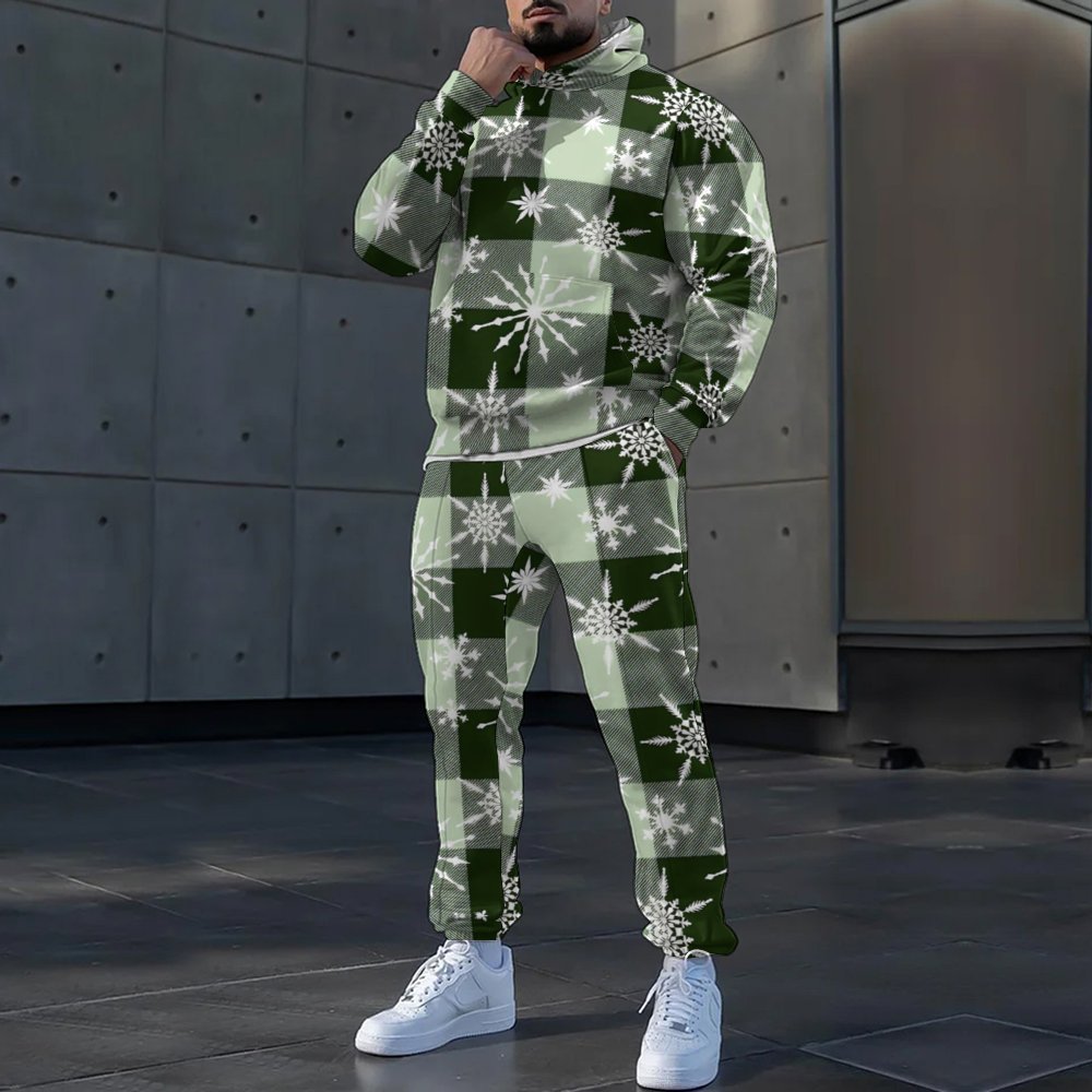 Trendy Clothes Christmas Casual Loose Hat Style Men's Suit