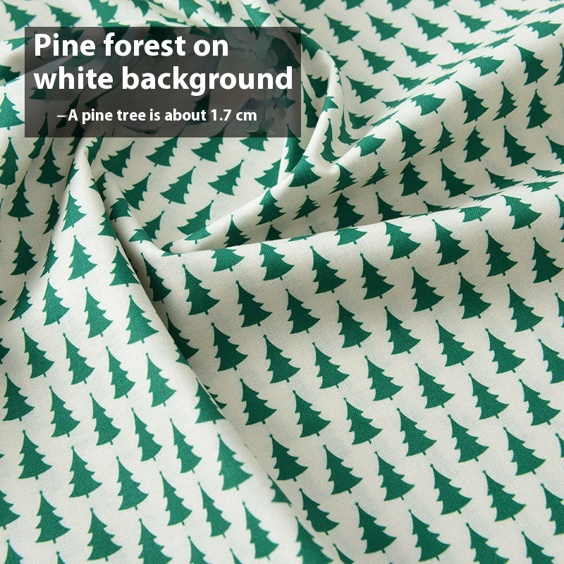 Christmas Fabric Creative Fabric Cotton Handicraft DIY Material Cotton Doll Cartoon Clothes For The Elderly