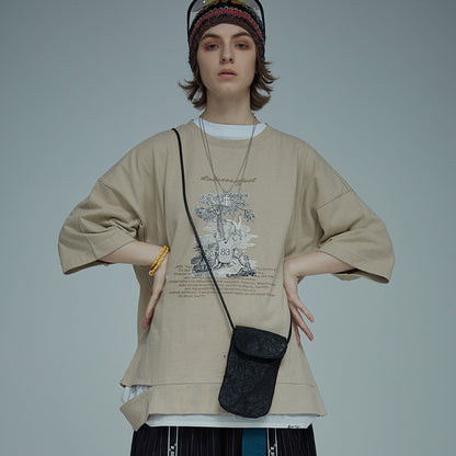 Man Yinshan Tide brand loose T-shirt