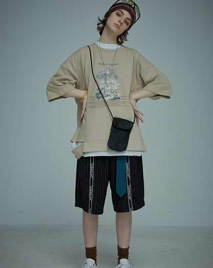 Man Yinshan Tide brand loose T-shirt