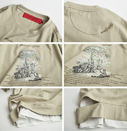 Man Yinshan Tide brand loose T-shirt