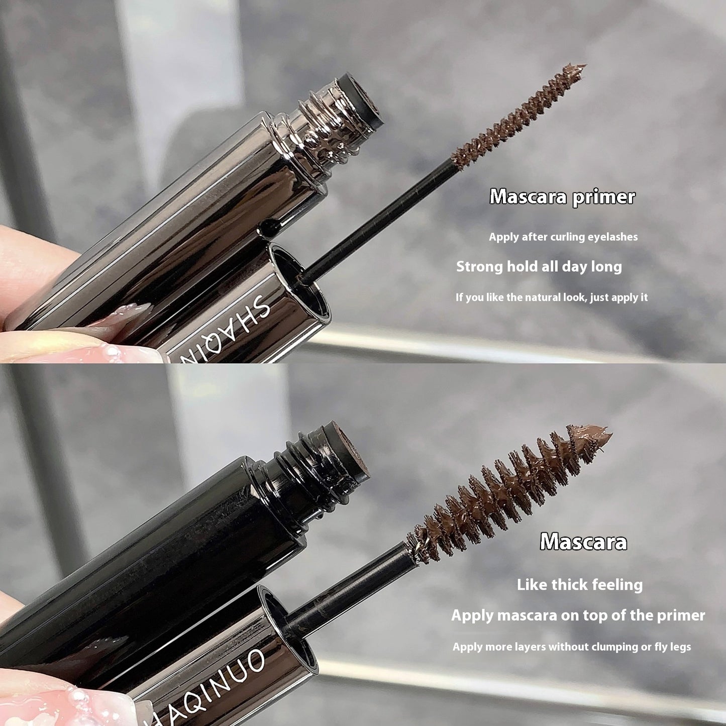 Long Curling Double-headed Mascara Long Makeup
