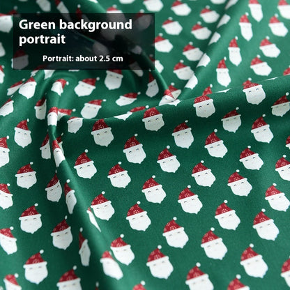 Christmas Fabric Creative Fabric Cotton Handicraft DIY Material Cotton Doll Cartoon Clothes For The Elderly