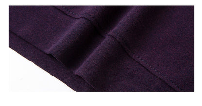 Long-sleeved T-shirt With Lapel Base For Middle-aged Man