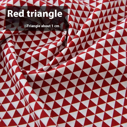 Christmas Fabric Creative Fabric Cotton Handicraft DIY Material Cotton Doll Cartoon Clothes For The Elderly