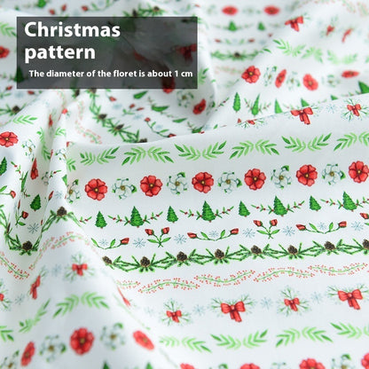 Christmas Fabric Creative Fabric Cotton Handicraft DIY Material Cotton Doll Cartoon Clothes For The Elderly