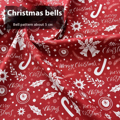 Christmas Fabric Creative Fabric Cotton Handicraft DIY Material Cotton Doll Cartoon Clothes For The Elderly