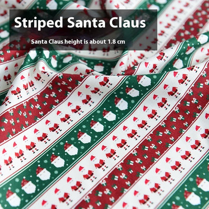 Christmas Fabric Creative Fabric Cotton Handicraft DIY Material Cotton Doll Cartoon Clothes For The Elderly