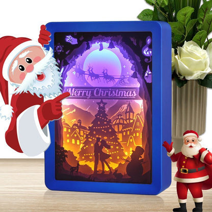 Best Holiday Gifts Christmas Design Paper Photo Picture Frame With Led Light