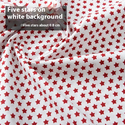 Christmas Fabric Creative Fabric Cotton Handicraft DIY Material Cotton Doll Cartoon Clothes For The Elderly