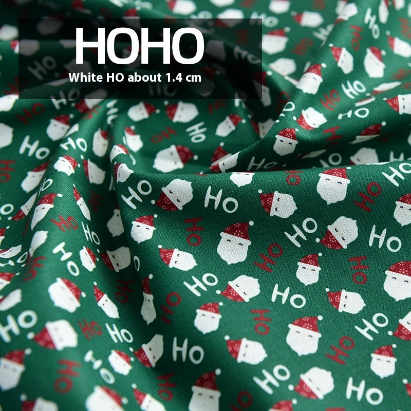 Christmas Fabric Creative Fabric Cotton Handicraft DIY Material Cotton Doll Cartoon Clothes For The Elderly