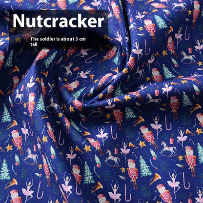 Christmas Fabric Creative Fabric Cotton Handicraft DIY Material Cotton Doll Cartoon Clothes For The Elderly