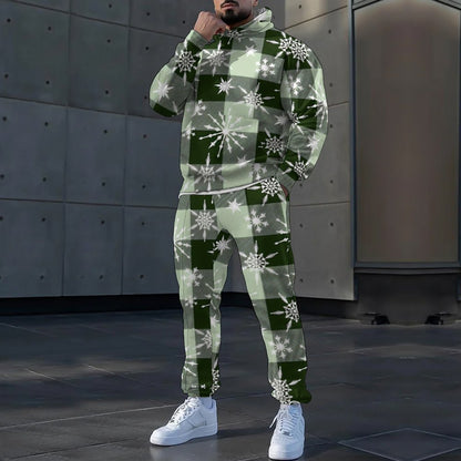 Trendy Clothes Christmas Casual Loose Hat Style Men's Suit