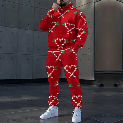 Trendy Clothes Christmas Casual Loose Hat Style Men's Suit