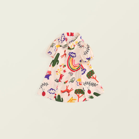 Children Korean Style Cotton Lapel Children Shirt