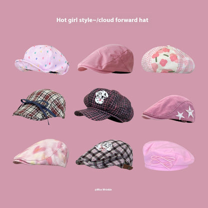 Hot Girl Merican Retro Denim Advance Hats Women