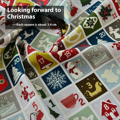 Christmas Fabric Creative Fabric Cotton Handicraft DIY Material Cotton Doll Cartoon Clothes For The Elderly